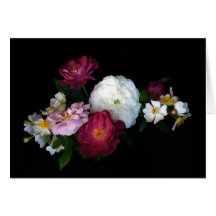 Old fashioned Roses Mother's Day Greeting Cards