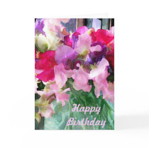 Old Fashioned Sweetpeas in a Jar