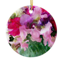 Old Fashioned Sweetpeas in a Jar