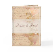 Old fashioned vintage wedding design cards