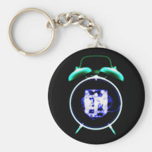 Old Fashioned X-Ray Clock Original Negative Keychain