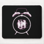 Old Fashioned X-Ray Clock Pink mousepads
