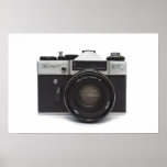Old film camera print
