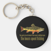 Old Fishing Saying Key Chains