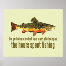 Old Fishing Saying Print