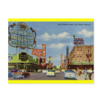 Old Fremont St., Las Vegas Vintage Post Card