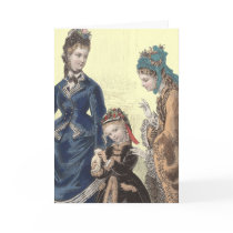 Old French Fashion Illustration by Heloise Leloir