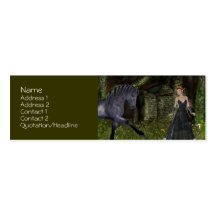 'Old Friends' - Elf & Black Horse Profile Cards Business Card Templates