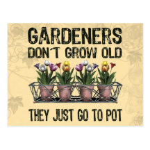 Old Gardeners Postcard