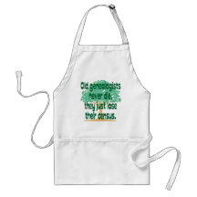 Old Genealogists Never Die Apron