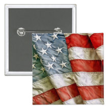 Old Glory Pinback Buttons