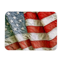 Old Glory Stars & Stripes Rectangular Magnets