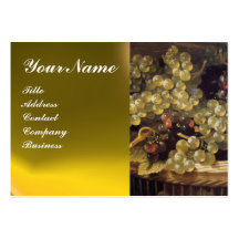 OLD GRAPE VINEYARD ,RED WAX SEAL BUSINESS CARD TEMPLATE