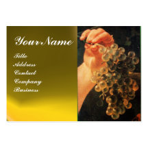 OLD GRAPE VINEYARD ,RED WAX SEAL BUSINESS CARD TEMPLATE