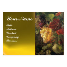 OLD GRAPE VINEYARD,WINE TASTING PARTY MONOGRAM BUSINESS CARDS