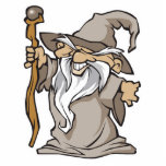 old grey wizard sorcerer photo sculptures