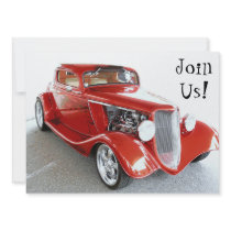Old Guy Birthday Party - Classic Car