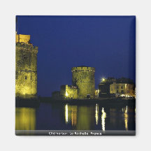 Old harbour, La Rochelle, France Fridge Magnet