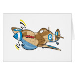old hellenic royal air force spitfire card
