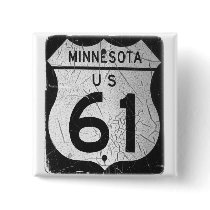Old Highway 61 sign Pins