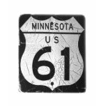 Old Highway 61 sign t-shirts