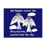 Old Hippies Never Die postcards
