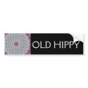 OLD HIPPY bumper stickers