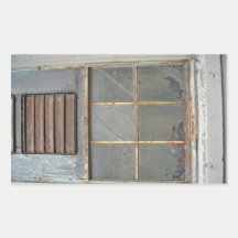 Old House And Window Sticker