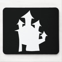 Old House, in White. Mouse Pad