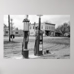 Old Iowa Gas Station; 1940 posters
