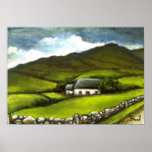 Old Irish cottage Print