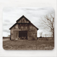 Old Kentucky Tobacco Barn Mousepad
