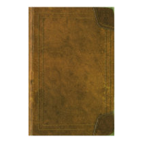 old leather book cover posters