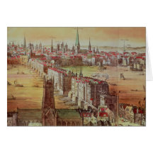 Old London Bridge Greeting Card