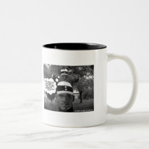 Old Man Crucified Mugs