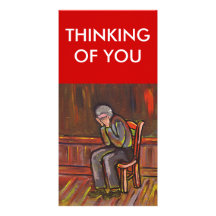 OLD MAN CRYING PHOTO CARD TEMPLATE