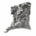 Old Man in the Mountain, NH - Artist's Pen Sketch photo sculptures