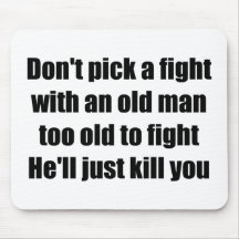 Old Man Mousepads