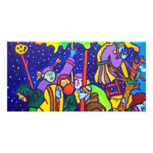 Old Masterpiece by Piliero Personalized Photo Card