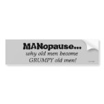 Old Men Bumper Stickers