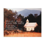 Old Mountain Church Save the Date postcards