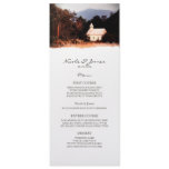 Old Mountain Church Wedding Menu invitations