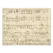 Old Music Notes - Chopin Music Sheet Art Photo