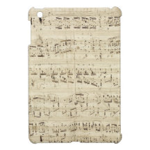 Old Music Notes - Chopin Music Sheet iPad Mini Covers