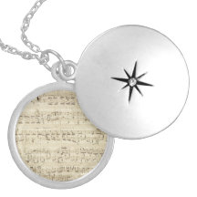Old Music Notes - Chopin Music Sheet Pendants