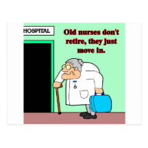 old nurses postcard