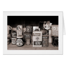 Old Packets, Boxes and Tins. Card