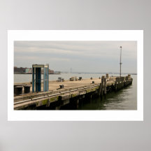Old Phone Booth on Yankee Pier Print