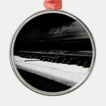 Old Piano Christmas Ornaments