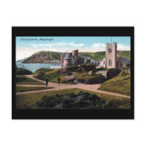 Old Postcard - Aberystwyth Castle